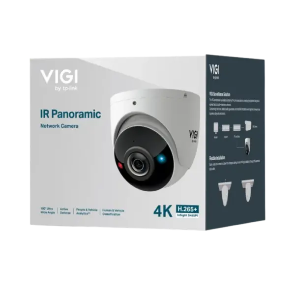 מצלמת רשת פנורמית 8MP דגם InSight S485PI מבית VIGI