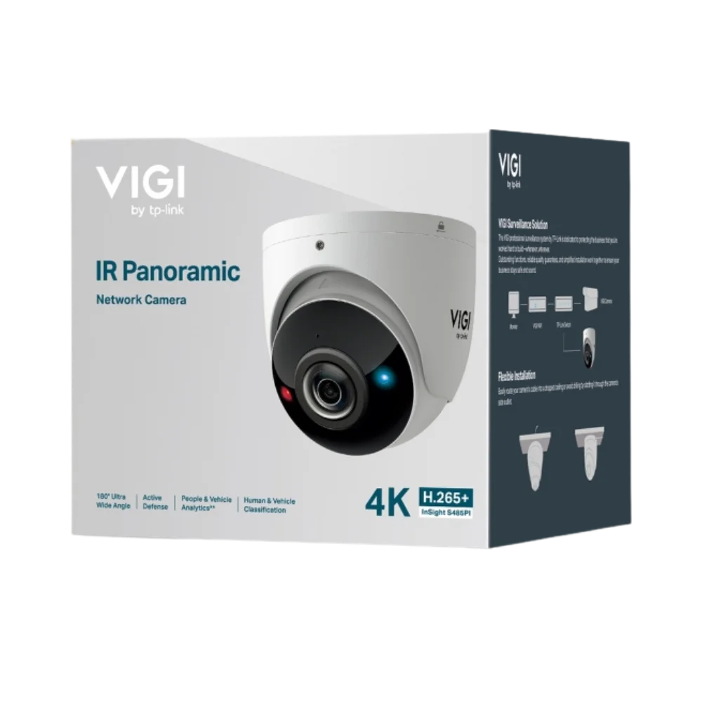 מצלמת רשת פנורמית 8MP דגם InSight S485PI מבית VIGI