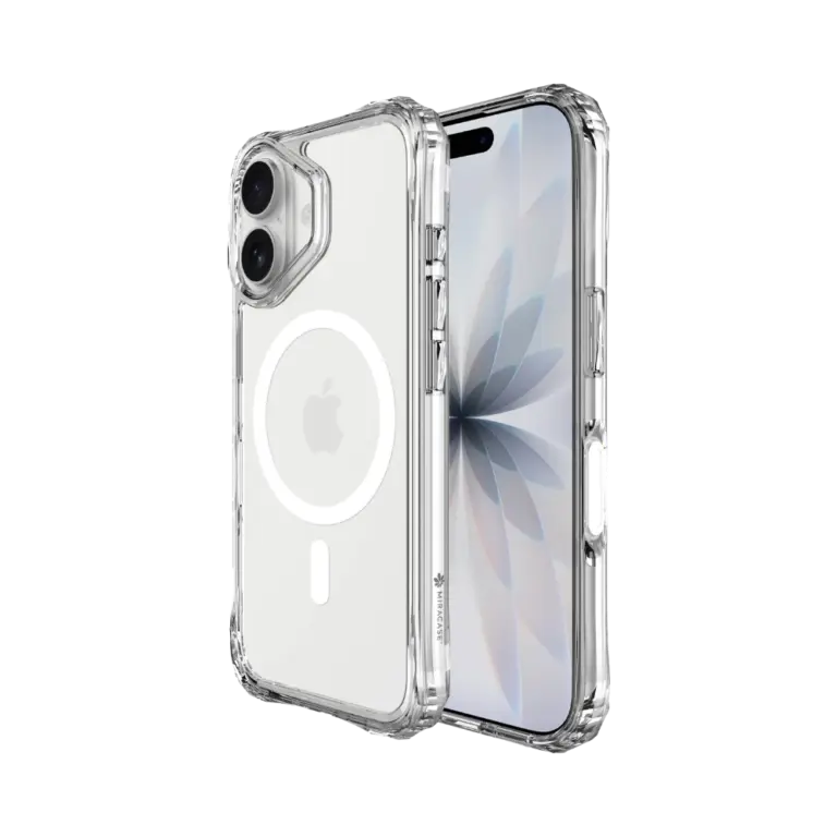 כיסוי ל-iPhone 17 בצבע שקוף דגם MIRAPUREX MAGSAFE מבית Miracase