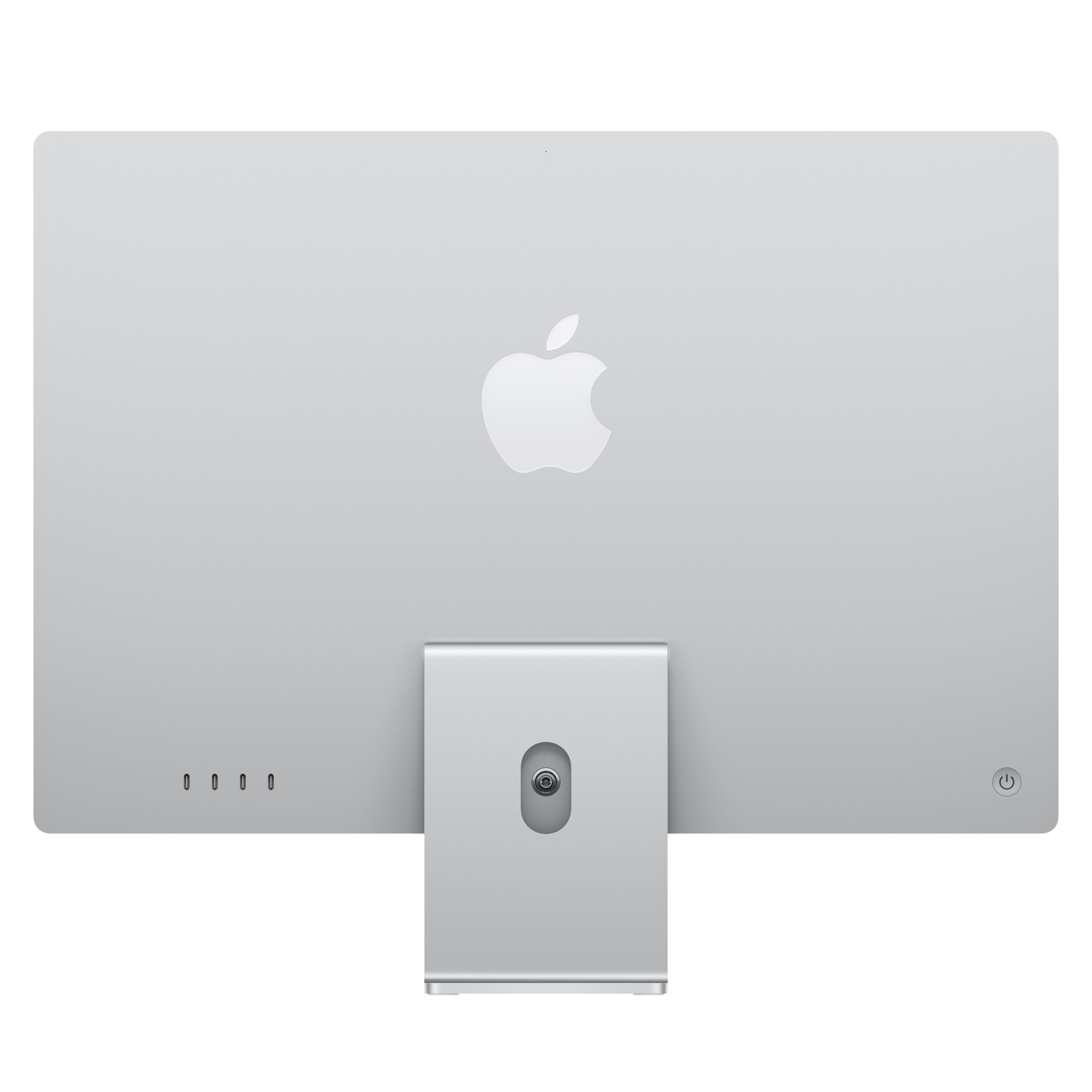 מחשב All-in-One אפל 24-inch iMac with Retina 4.5K display: Apple M4 chip with 10‑core CPU and 10‑core GPU, 16GB, 512GB SSD - Silver