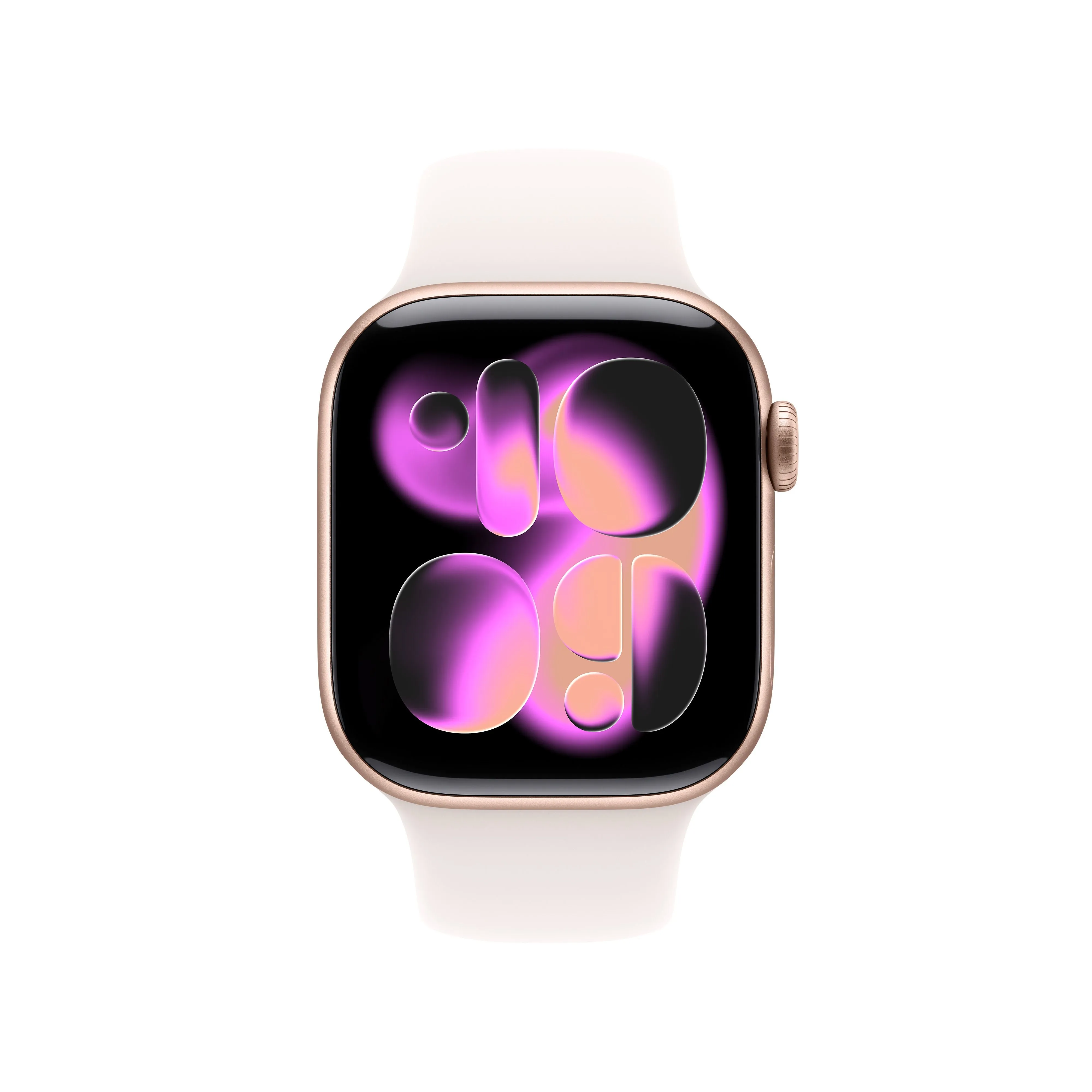 שעון חכם אפל Apple Watch Series 11 GPS 42mm Rose Gold Aluminium Case with Light Blush Sport Band - S/M