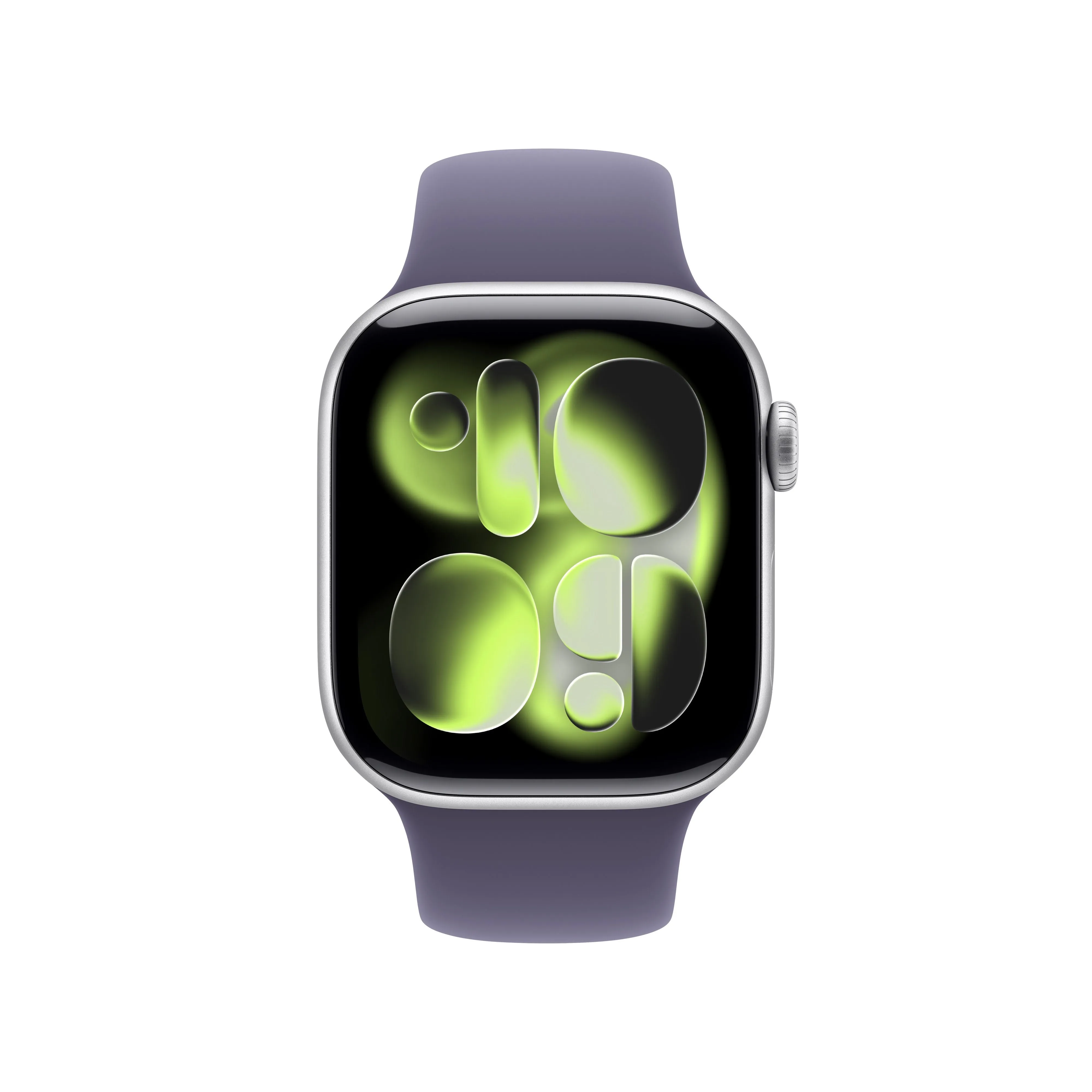 שעון חכם אפל Apple Watch Series 11 GPS + Cellular 42mm Silver Aluminium Case with Purple Fog Sport Band - M/L