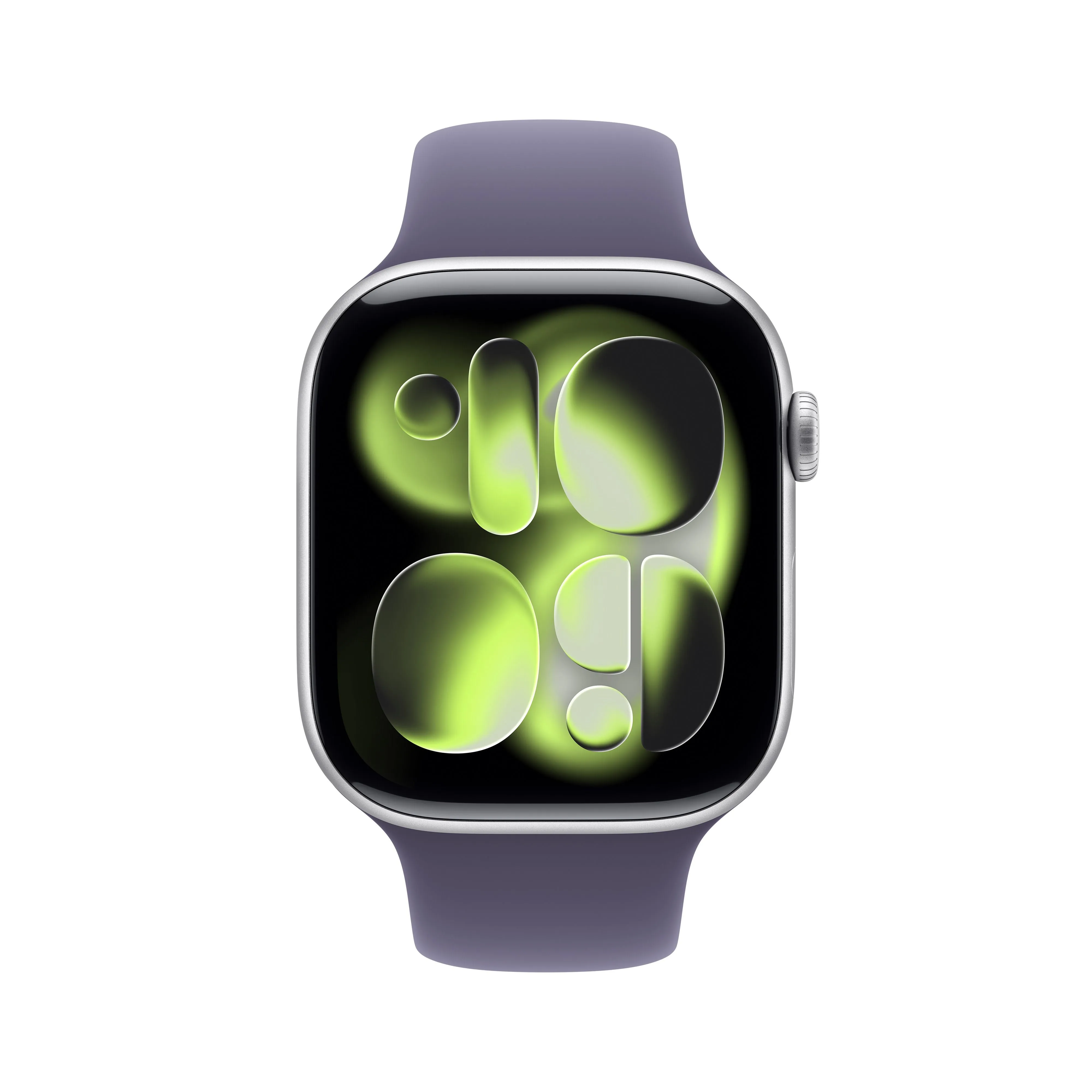 שעון חכם אפל Apple Watch Series 11 GPS 46mm Silver Aluminium Case with Purple Fog Sport Band - M/L