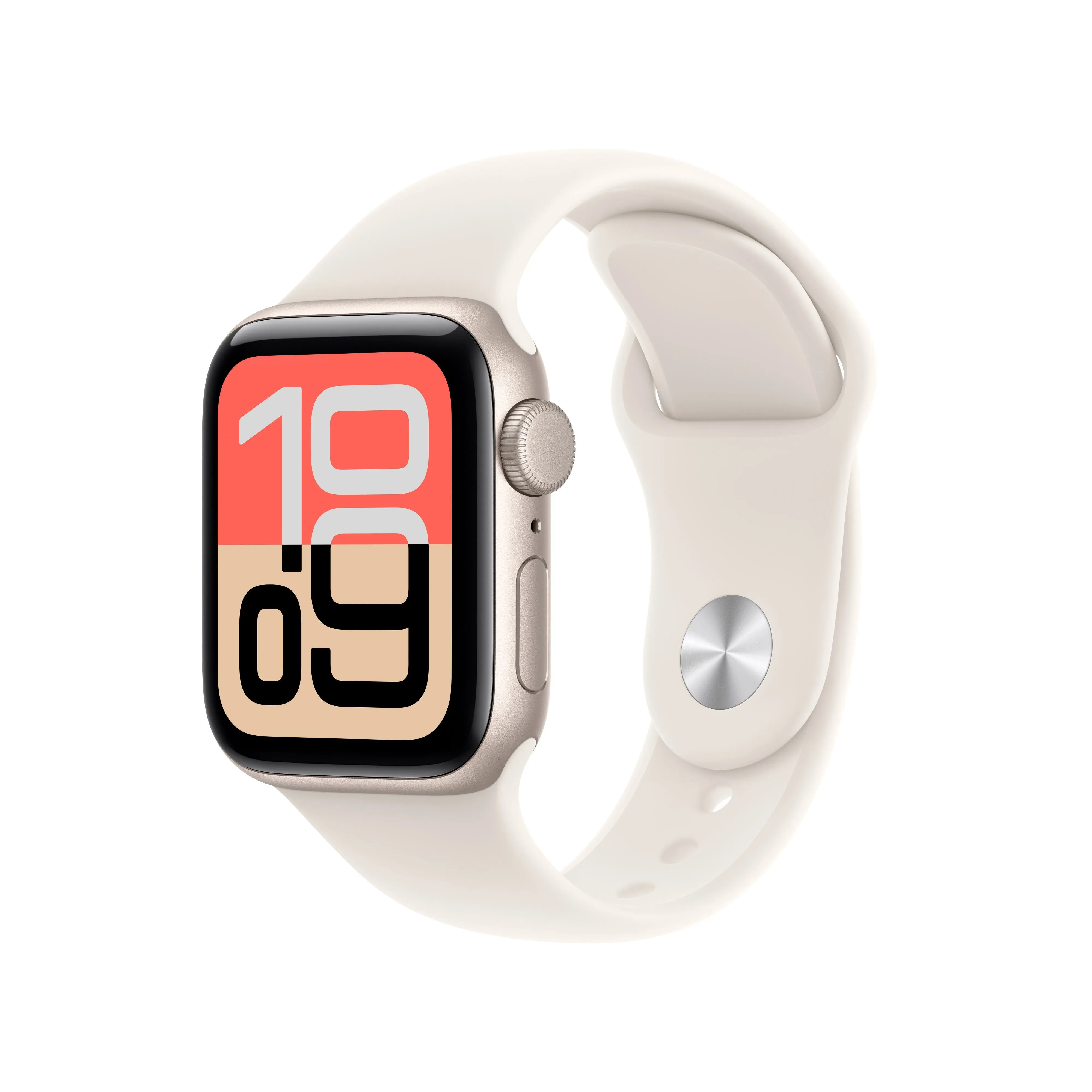 שעון חכם אפל Apple Watch SE 3 GPS 40mm Starlight Aluminium Case with Starlight Sport Band - M/L