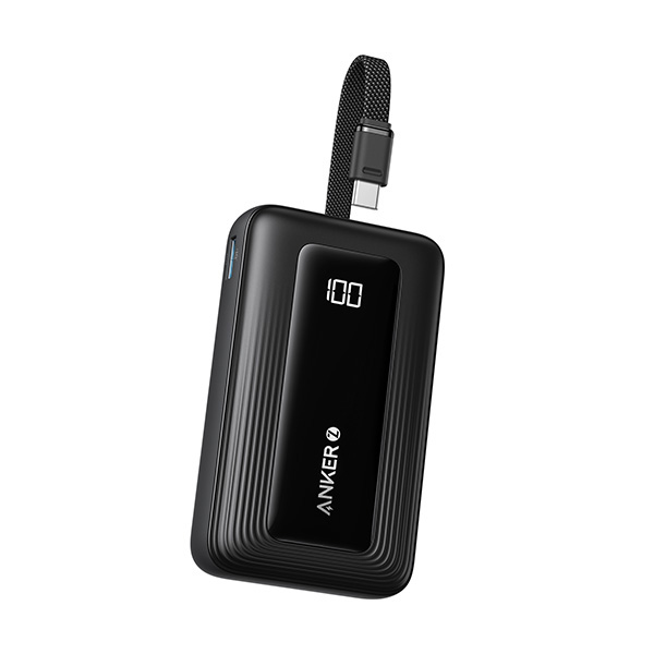 סוללת גיבוי ניידת קומפקטית Anker Zolo Power Bank 30W 10000mAh בצבע שחור