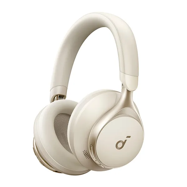 אוזניות קשת soundcore Space One On-Ear בצבע לבן