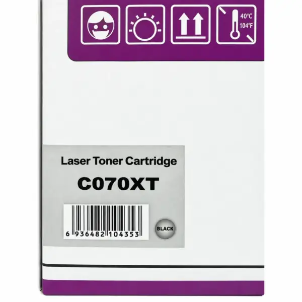 טונר תואם שחור Canon 070H C070XT – צילום האריזה