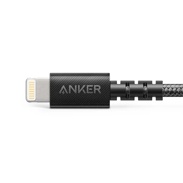 כבל טעינה לאייפון 0.9 מטר Anker Powerline Select Plus MFI - תמונה נוספת