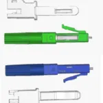 LC/APC connector for automatic connection