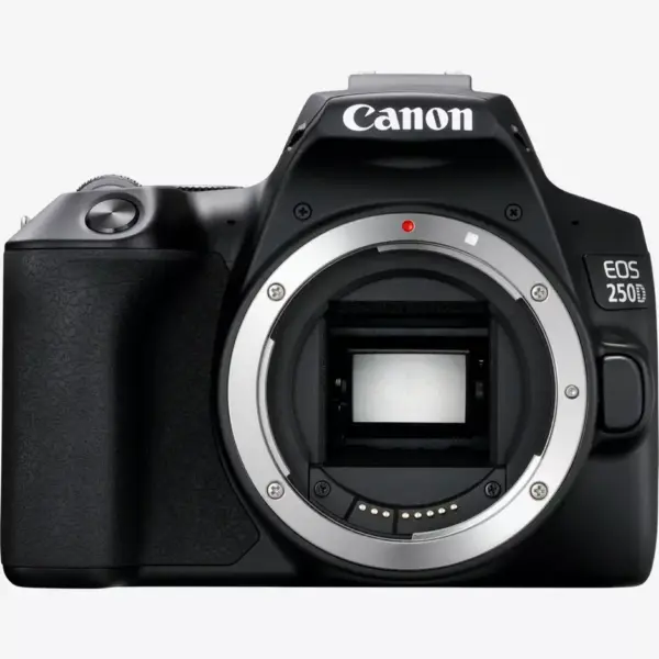 מצלמת Canon EOS 250D עם עדשת EF-S 18-55 DC III – גוף המצלמה