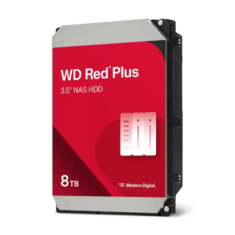 כונן קשיח פנימי WD Red Plus NAS 3.5" - 8TB