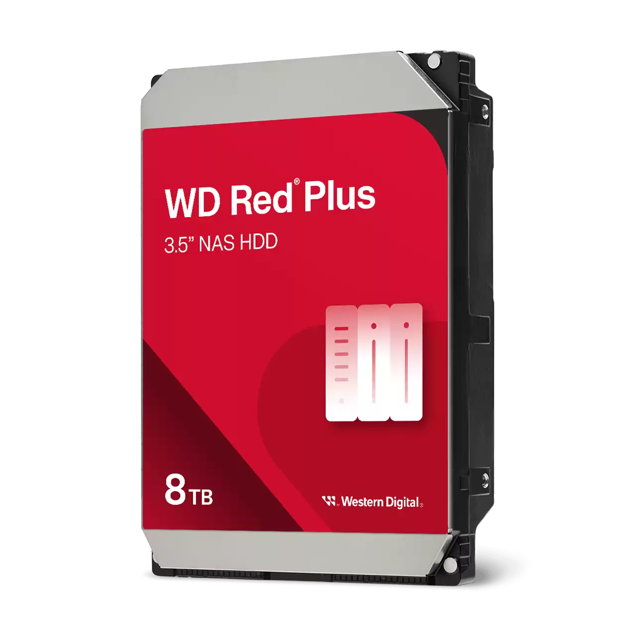 כונן קשיח פנימי WD Red Plus NAS 3.5" - 8TB כונן קשיח פנימי WD Red Plus NAS 3.5" - 8TB