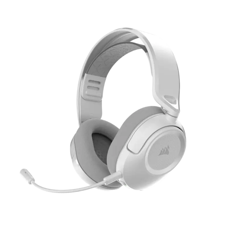 אוזניות גיימינג אלחוטיות דגם HS35 v3 Wireless בצבע לבן מבית Corsair