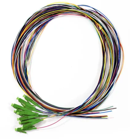 מארז 12 פיגטייל Simplex בצבעים LC/UPC/OM3 מטר 1