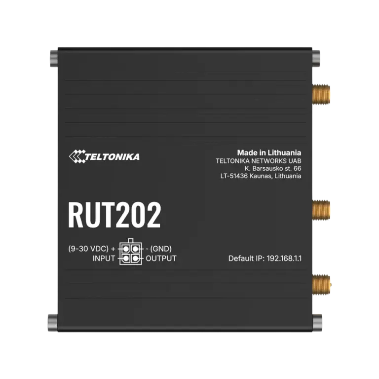 נתב תעשייתי LTE דגם RUT202 מבית TELTONIKA