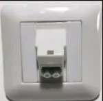 שקע בזק/יס LC-APC DUPLEX ללא לוגו