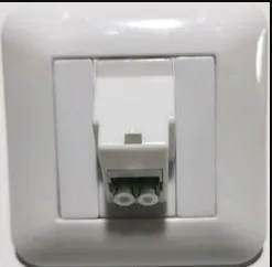 שקע בזק/יס LC-APC DUPLEX ללא לוגו