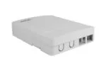 שקע על הטיח עם מתאם אופטי LC-APC DUPLEX (בריטי מעל לטיח)
